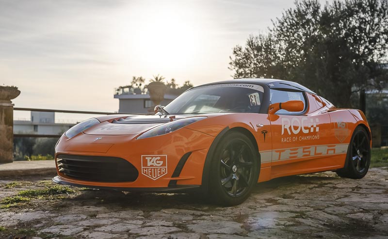 Bonhams Paris, Ex-race of Champions Tesla  Roadster